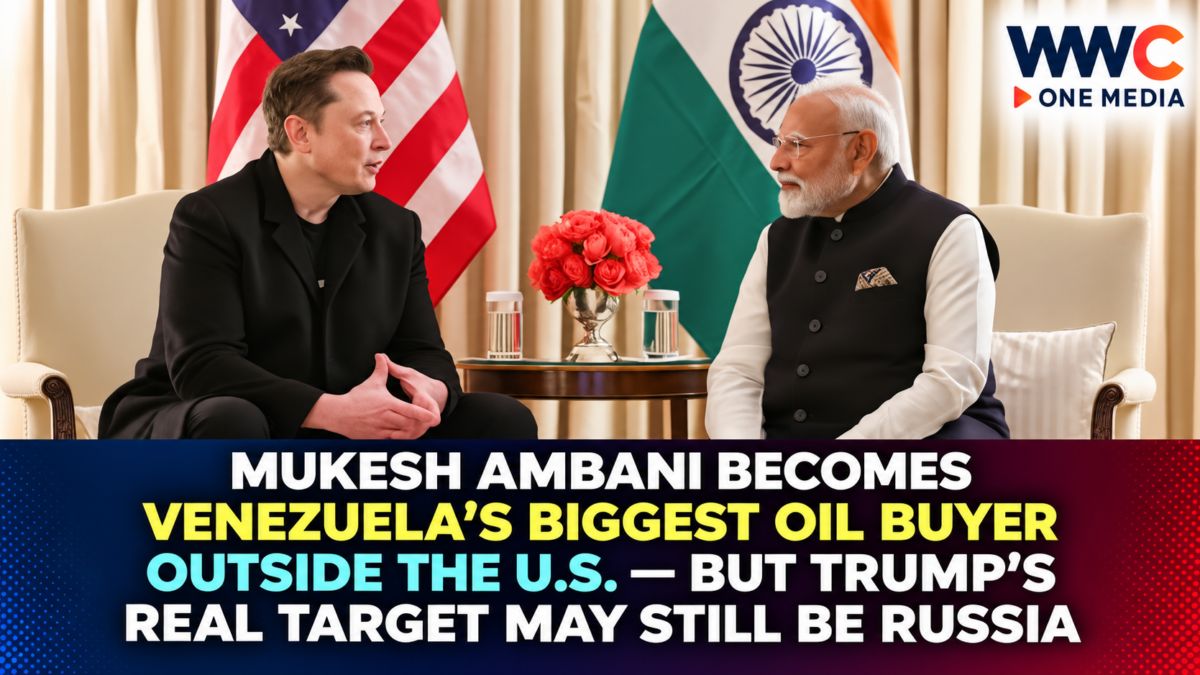 Mukesh Ambani Becomes Venezuela’s Biggest Oil Buyer Outside the U.S. — But Trump’s Real Target May Still Be Russia