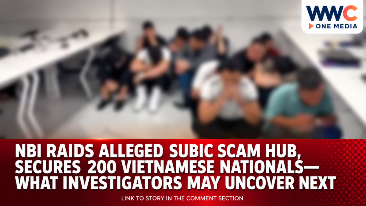 NBI Raids Alleged Subic Scam Hub, Secures 200 Vietnamese Nationals—What Investigators May Uncover Next
