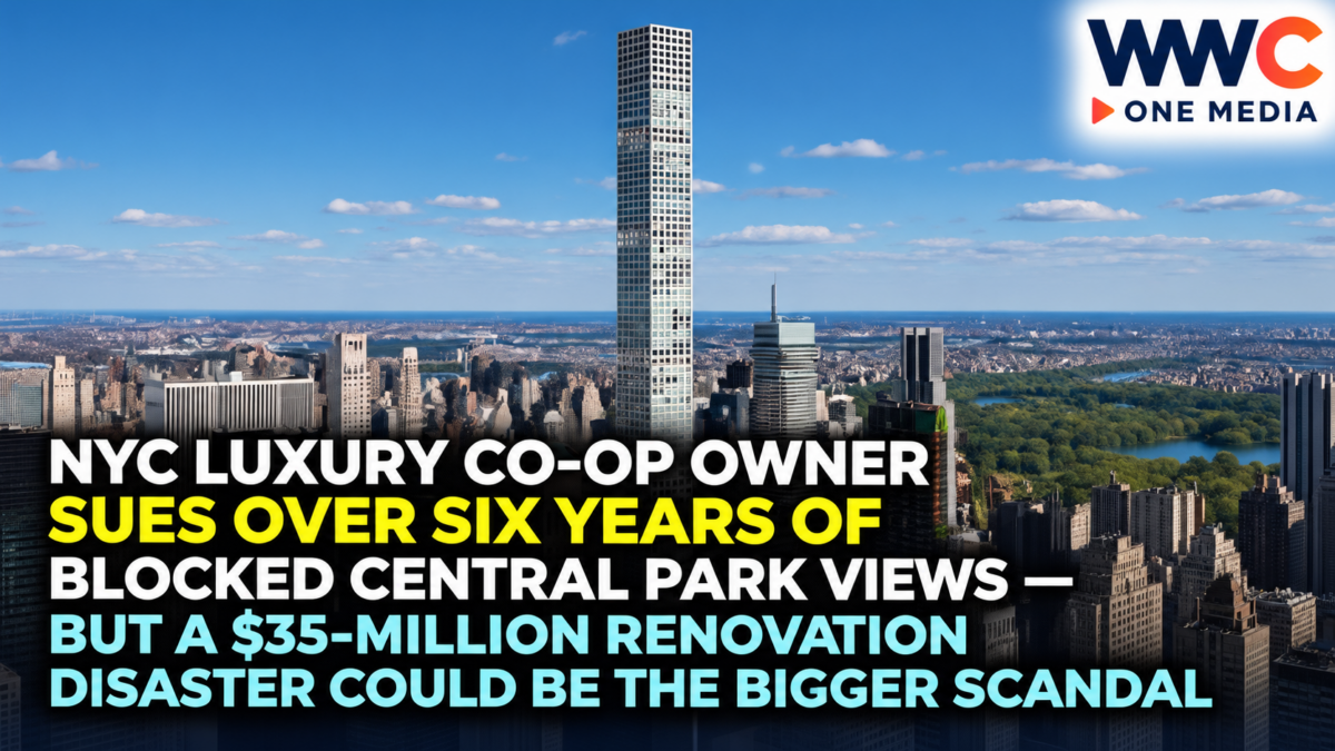 NYC Luxury Co-op Owner Sues Over Six Years of Blocked Central Park Views — But a $35-Million Renovation Disaster Could Be the Bigger Scandal