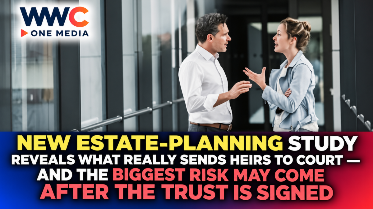 New Estate-Planning Study Reveals What Really Sends Heirs to Court — And the Biggest Risk May Come After the Trust Is Signed