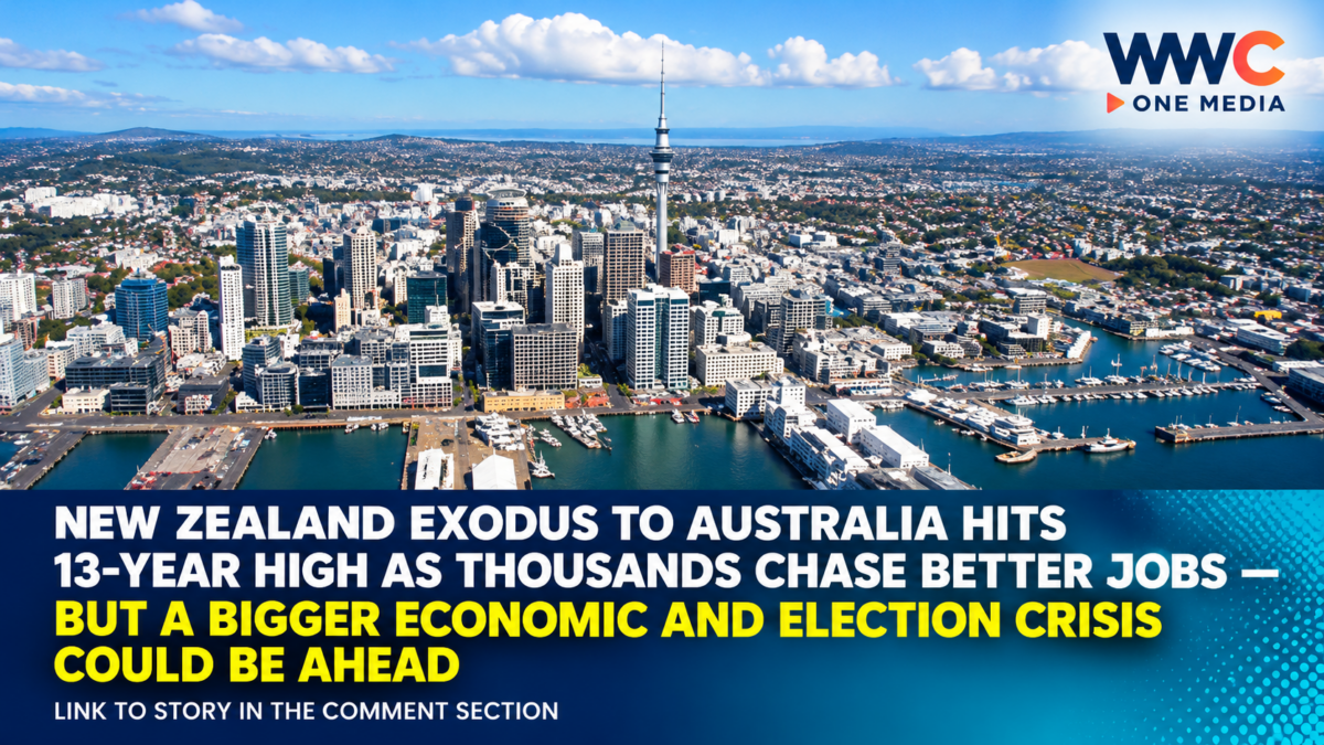 New Zealand Exodus to Australia Hits 13-Year High as Thousands Chase Better Jobs — But a Bigger Economic and Election Crisis Could Be Ahead