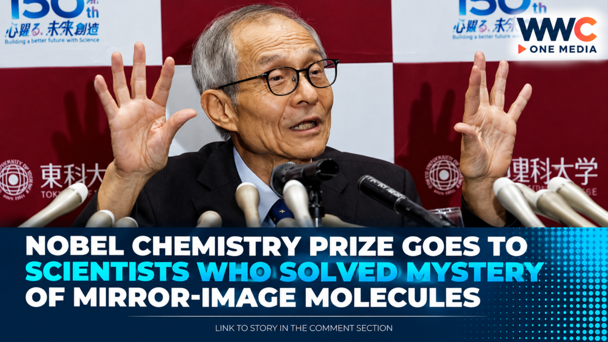 Nobel Chemistry Prize Goes to Scientists Who Solved Mystery of Mirror-Image Molecules