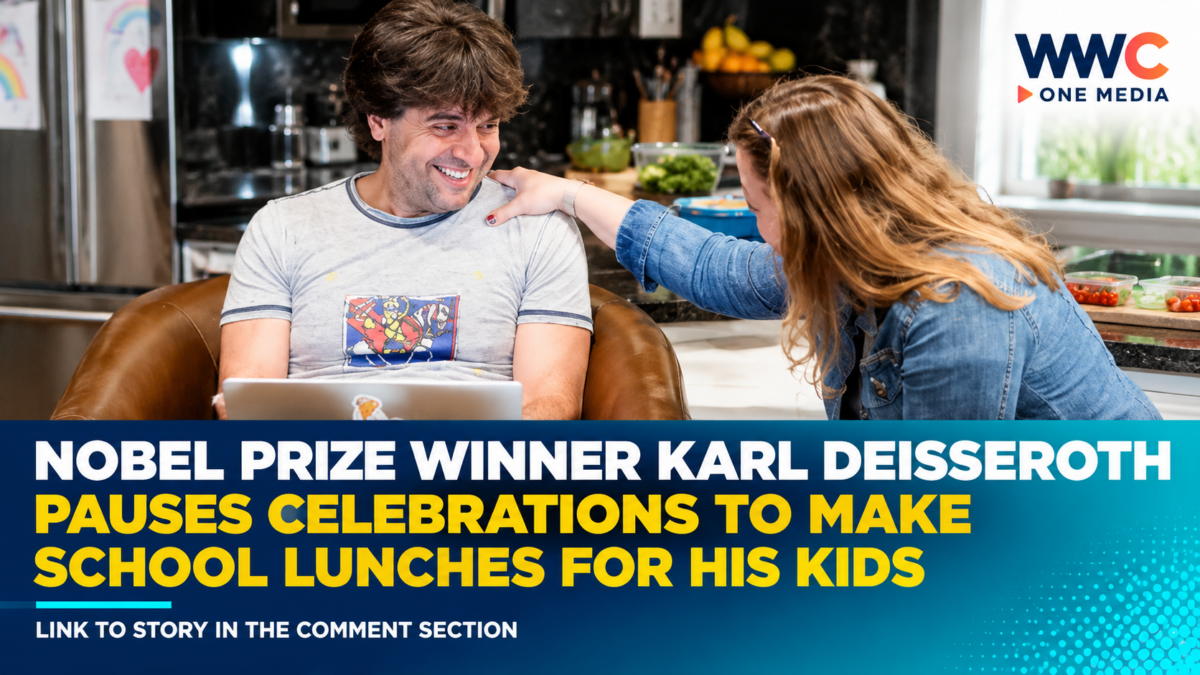 Nobel Prize Winner Karl Deisseroth Pauses Celebrations to Make School Lunches for His Kids