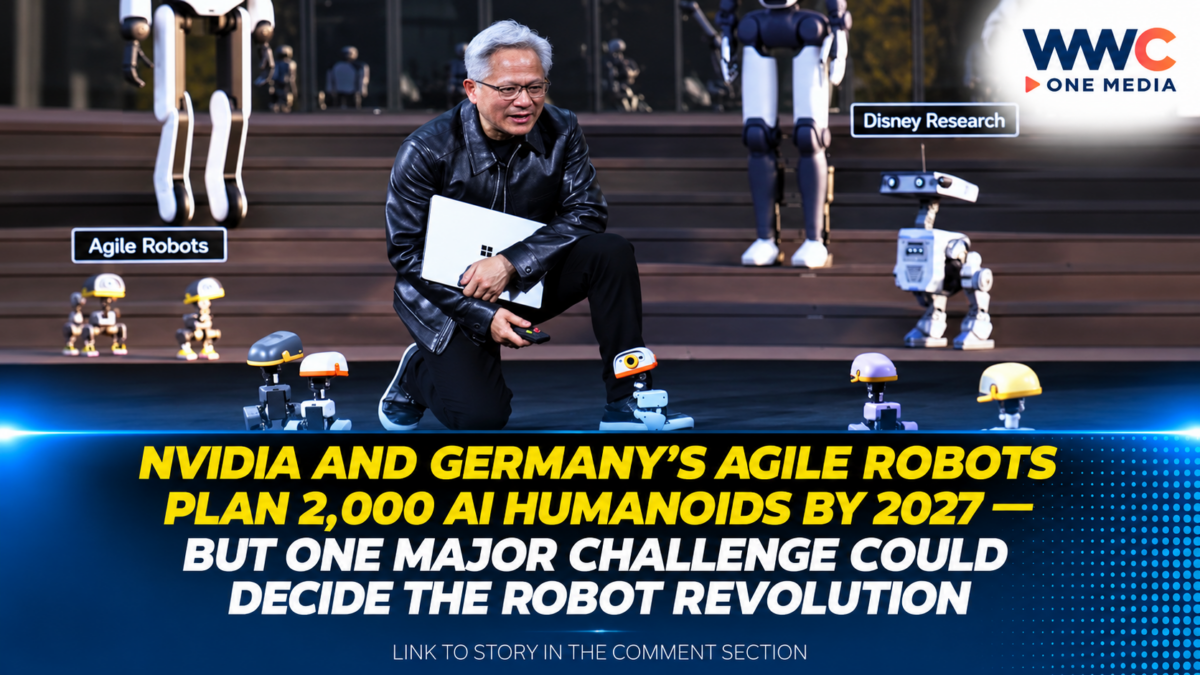 Nvidia and Germany’s Agile Robots Plan 2,000 AI Humanoids by 2027 — But One Major Challenge Could Decide the Robot Revolution