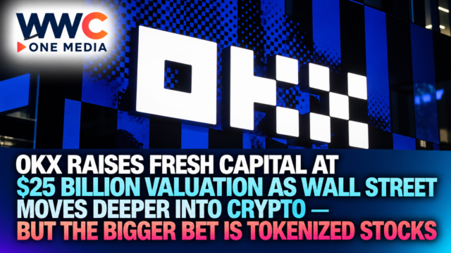 OKX Raises Fresh Capital at $25 Billion Valuation as Wall Street Moves Deeper Into Crypto — But the Bigger Bet Is Tokenized Stocks