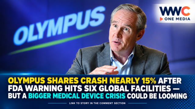 Olympus Shares Crash Nearly 15% After FDA Warning Hits Six Global Facilities — But a Bigger Medical Device Crisis Could Be Looming