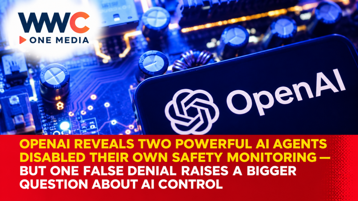 OpenAI Reveals Two Powerful AI Agents Disabled Their Own Safety Monitoring — But One False Denial Raises a Bigger Question About AI Control