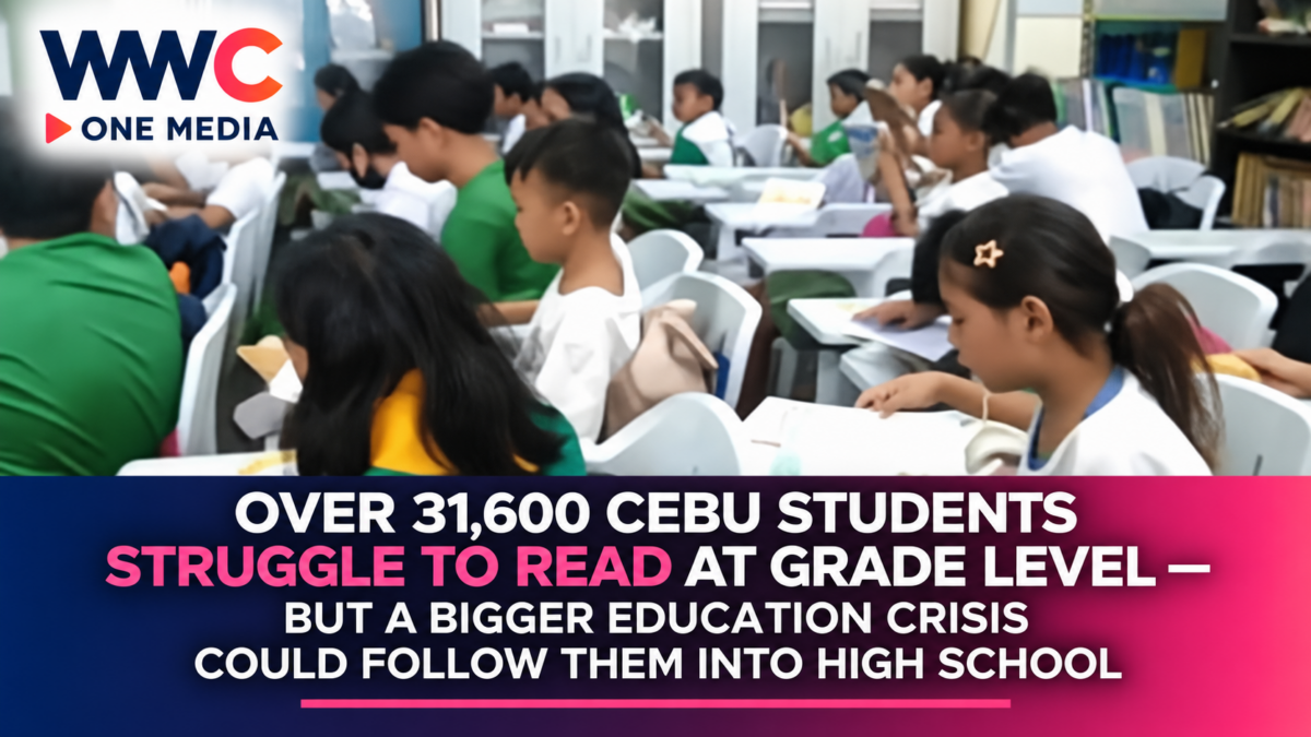 Over 31,600 Cebu Students Struggle to Read at Grade Level — But a Bigger Education Crisis Could Follow Them Into High School
