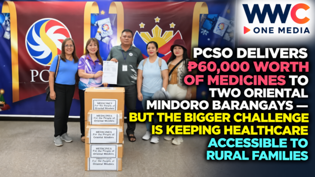 PCSO Delivers ₱60,000 Worth of Medicines to Two Oriental Mindoro Barangays — But the Bigger Challenge Is Keeping Healthcare Accessible to Rural Families