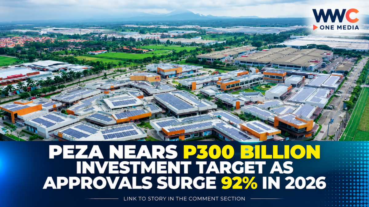 PEZA Nears P300 Billion Investment Target as Approvals Surge 92% in 2026