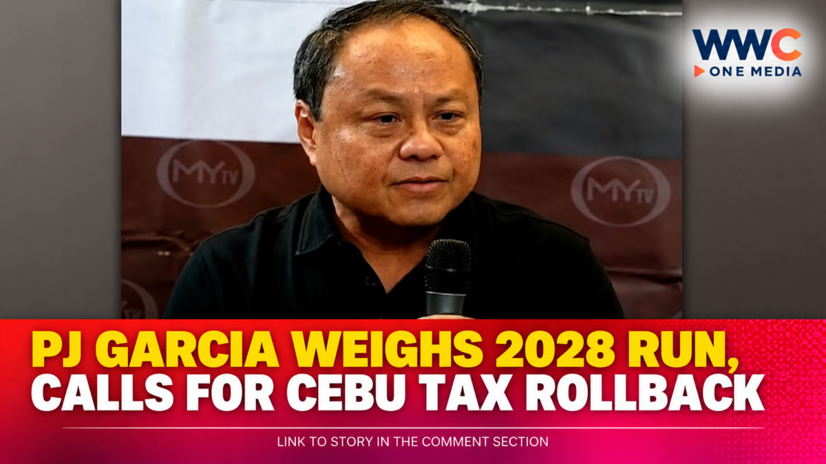 PJ Garcia Weighs 2028 Run, Calls for Cebu Tax Rollback