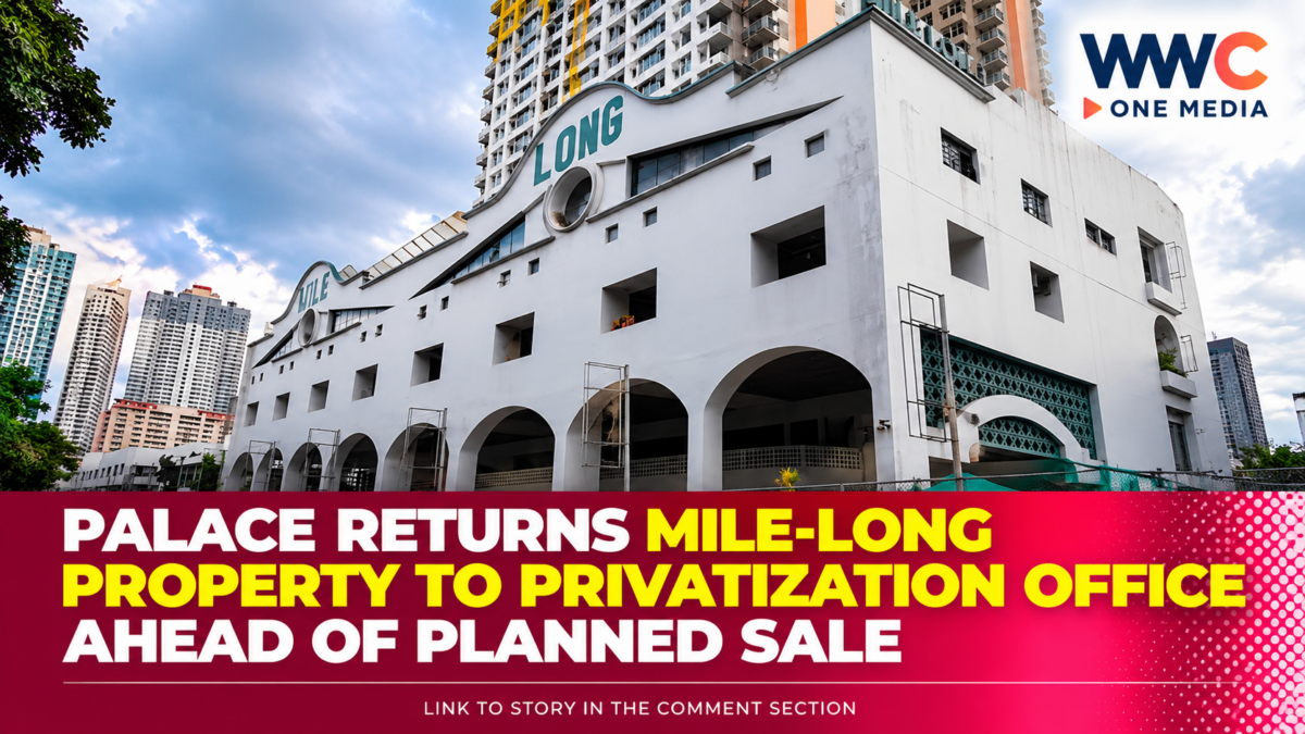 Palace Returns Mile-Long Property to Privatization Office Ahead of Planned Sale