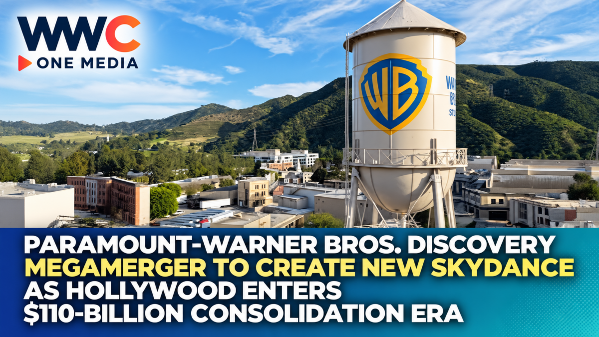 Paramount-Warner Bros. Discovery Megamerger to Create New Skydance as Hollywood Enters $110-Billion Consolidation Era