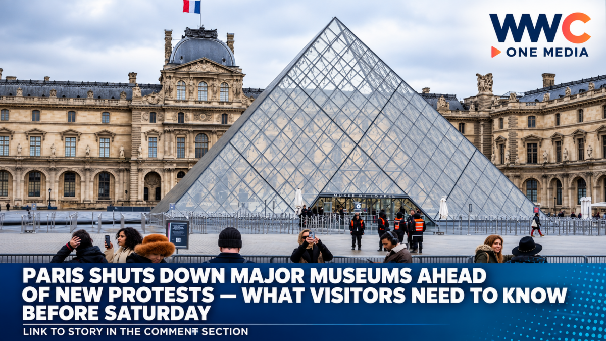 Paris Shuts Down Major Museums Ahead of New Protests—What Visitors Need to Know Before Saturday