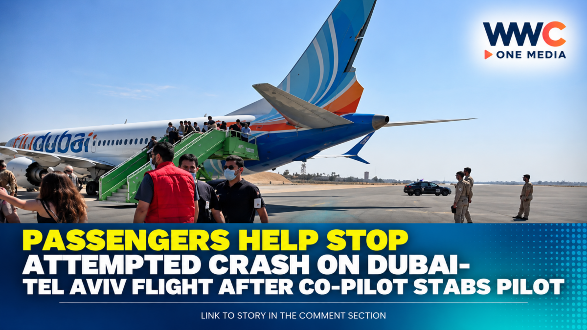 Passengers Help Stop Attempted Crash on Dubai-Tel Aviv Flight After Co-Pilot Stabs Pilot