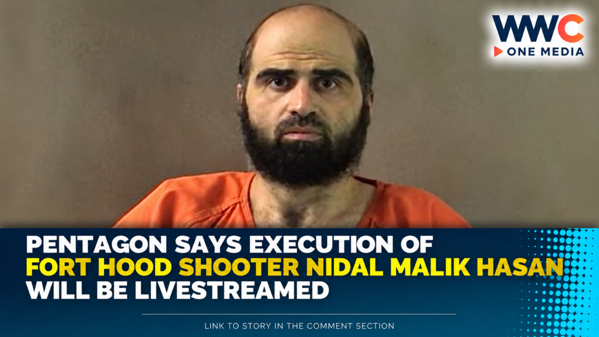 Pentagon Says Execution of Fort Hood Shooter Nidal Malik Hasan Will Be Livestreamed