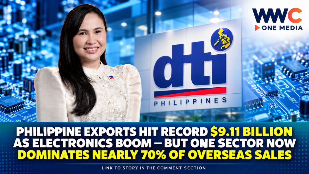Philippine Exports Hit Record $9.11 Billion as Electronics Boom — But One Sector Now Dominates Nearly 70% of Overseas Sales