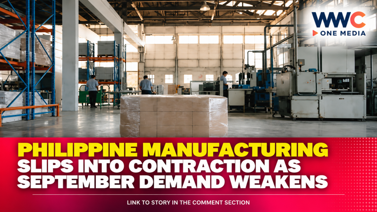 Philippine Manufacturing Slips Into Contraction as September Demand Weakens