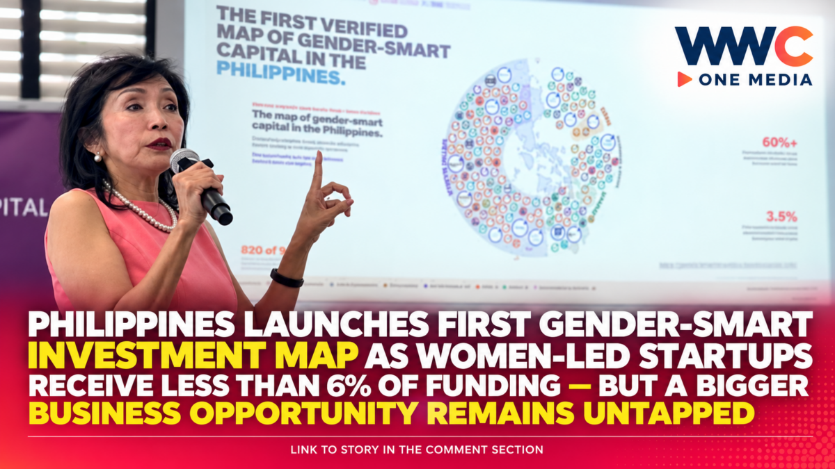 Philippines Launches First Gender-Smart Investment Map as Women-Led Startups Receive Less Than 6% of Funding — But a Bigger Business Opportunity Remains Untapped