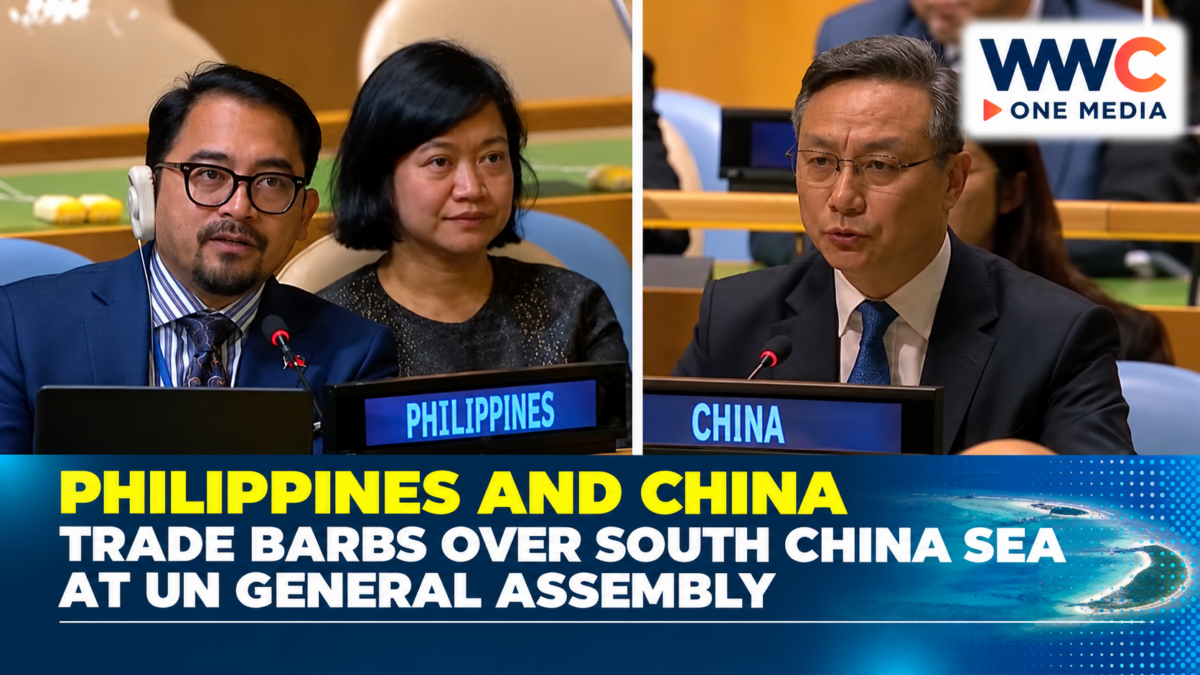 Philippines and China Trade Barbs Over South China Sea at UN General Assembly