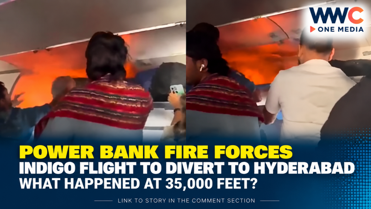 Power Bank Fire Forces IndiGo Flight to Divert to Hyderabad — What Happened at 35,000 Feet?