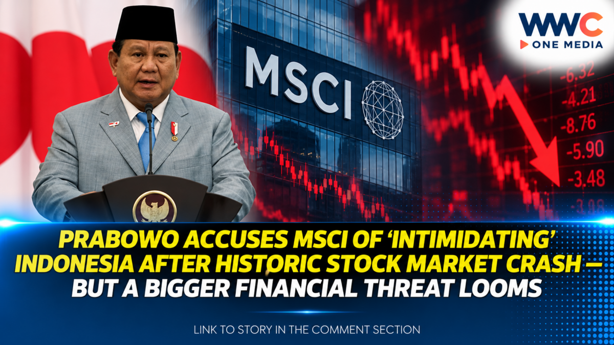 Prabowo Accuses MSCI of ‘Intimidating’ Indonesia After Historic Stock Market Crash — But a Bigger Financial Threat Looms
