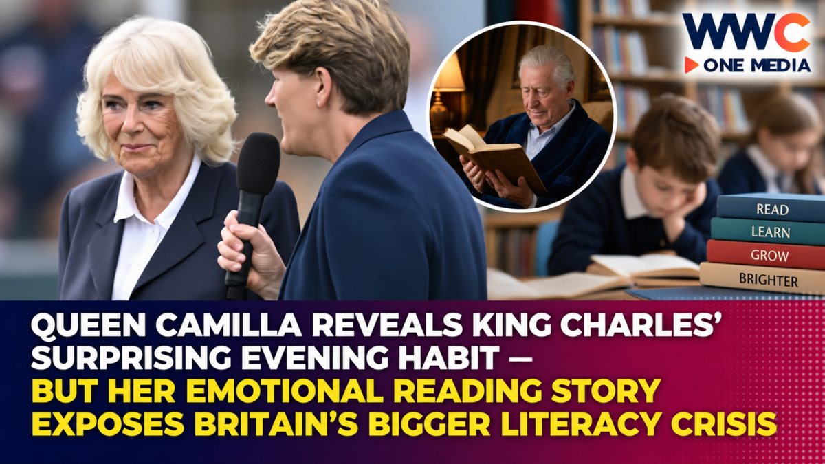 Queen Camilla Reveals King Charles’ Surprising Evening Habit — But Her Emotional Reading Story Exposes Britain’s Bigger Literacy Crisis