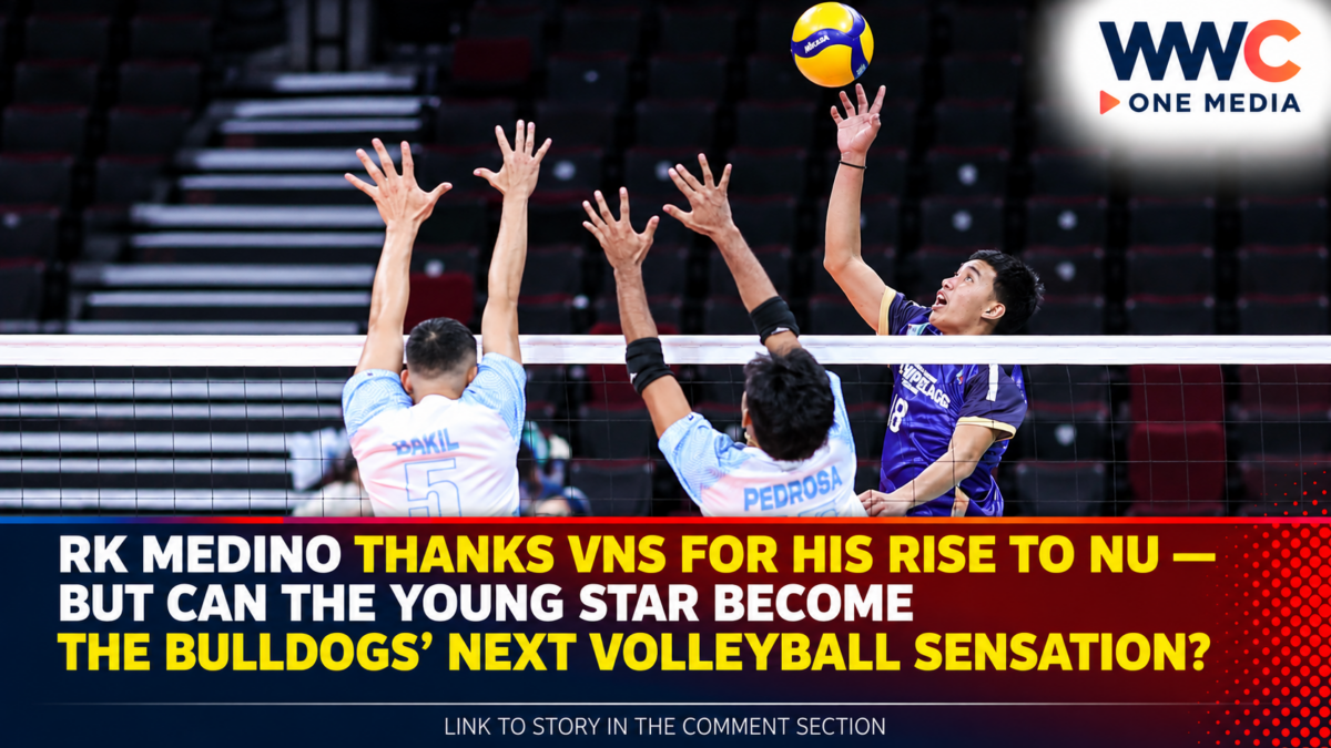 RK Medino Thanks VNS for His Rise to NU — But Can the Young Star Become the Bulldogs’ Next Volleyball Sensation?