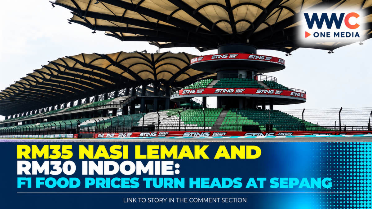 RM35 Nasi Lemak and RM30 Indomie: F1 Food Prices Turn Heads at Sepang