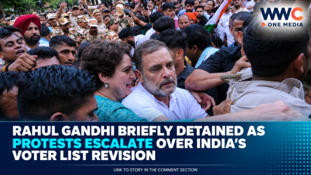 Rahul Gandhi Briefly Detained as Protests Escalate Over India’s Voter List Revision