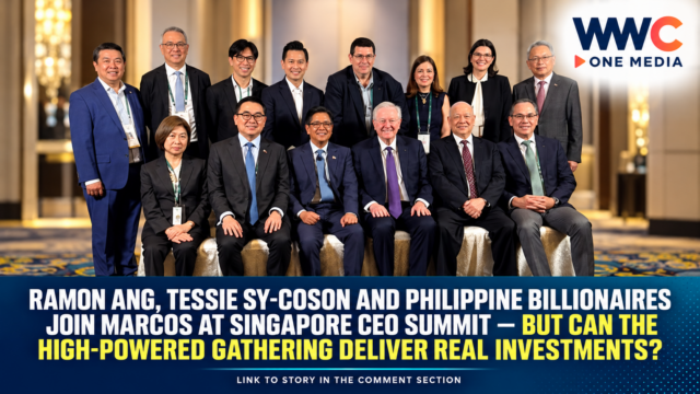 Ramon Ang, Tessie Sy-Coson and Philippine Billionaires Join Marcos at Singapore CEO Summit — But Can the High-Powered Gathering Deliver Real Investments?