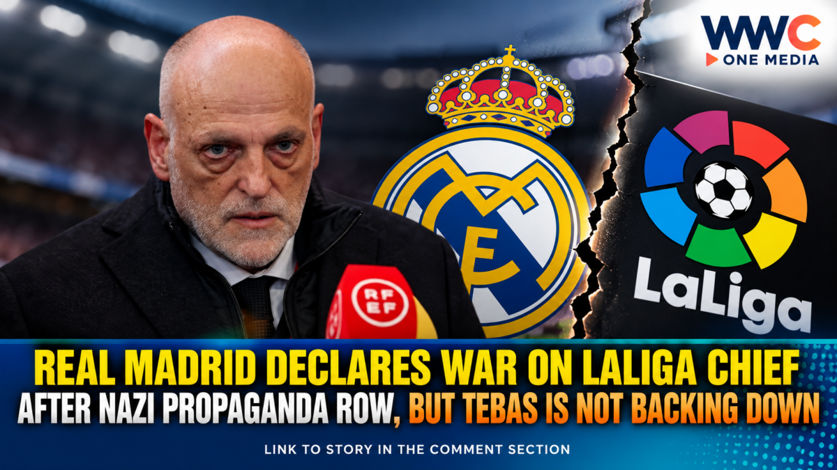 Real Madrid Declares War on LaLiga Chief After Nazi Propaganda Row, But Tebas Is Not Backing Down