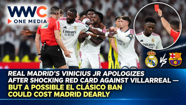 Real Madrid’s Vinicius Jr Apologizes After Shocking Red Card Against Villarreal — But a Possible El Clásico Ban Could Cost Madrid Dearly