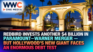 RedBird Invests Another $4 Billion in Paramount–Warner Merger — But Hollywood’s New Giant Faces an Enormous Debt Test