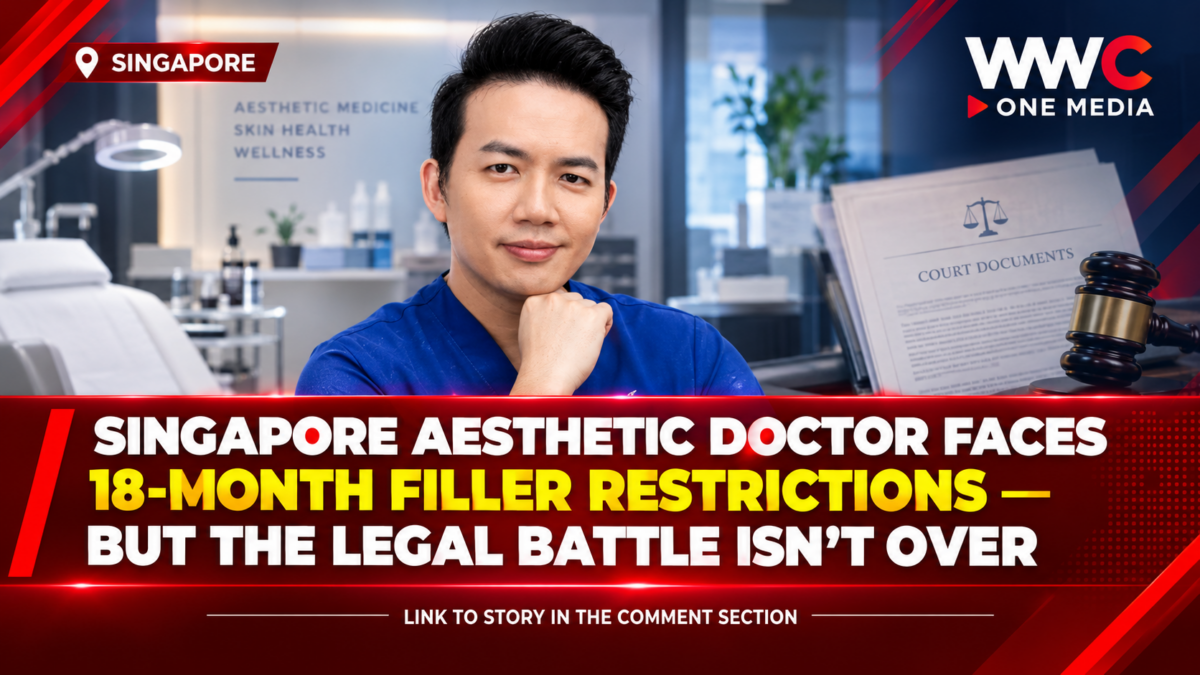 SINGAPORE AESTHETIC DOCTOR FACES 18-MONTH FILLER RESTRICTIONS — BUT THE LEGAL BATTLE ISN’T OVER