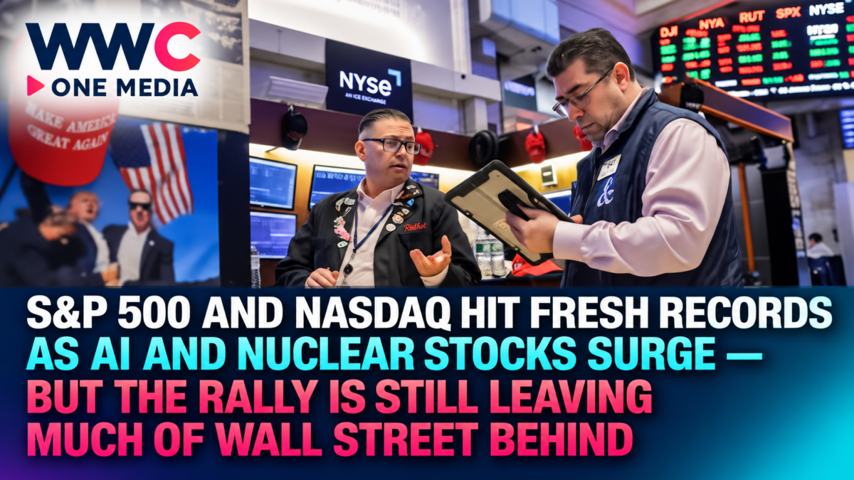 S&P 500 and Nasdaq Hit Fresh Records as AI and Nuclear Stocks Surge — But the Rally Is Still Leaving Much of Wall Street Behind