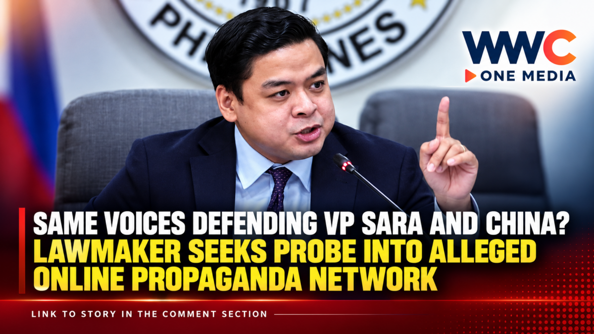Same Voices Defending VP Sara and China? Lawmaker Seeks Probe Into Alleged Online Propaganda Network