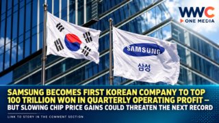 Samsung Becomes First Korean Company to Top 100 Trillion Won in Quarterly Operating Profit — But Slowing Chip Price Gains Could Threaten the Next Record