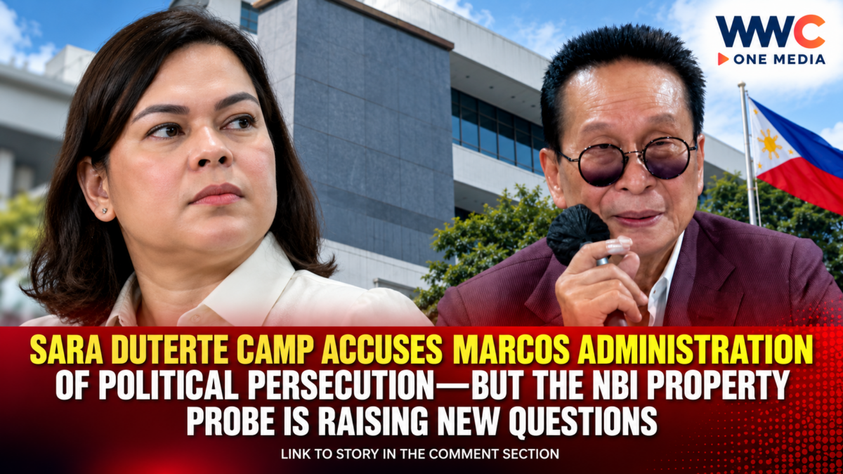 Sara Duterte Camp Accuses Marcos Administration of Political Persecution—But the NBI Property Probe Is Raising New Questions