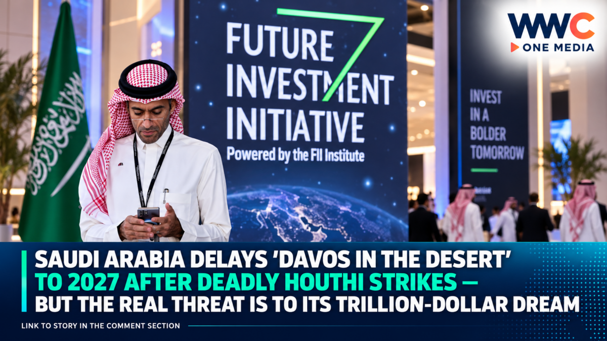 Saudi Arabia Delays ‘Davos in the Desert’ to 2027 After Deadly Houthi Strikes — But the Real Threat Is to Its Trillion-Dollar Dream