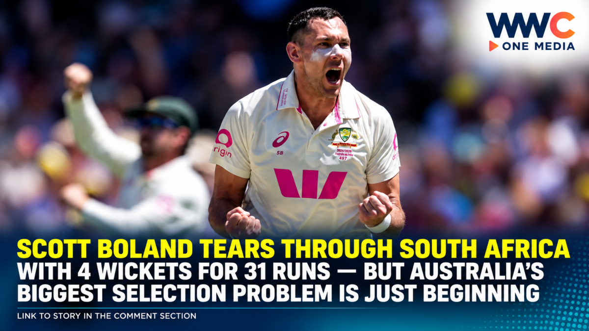 Scott Boland Tears Through South Africa With 4 Wickets for 31 Runs — But Australia’s Biggest Selection Problem Is Just Beginning