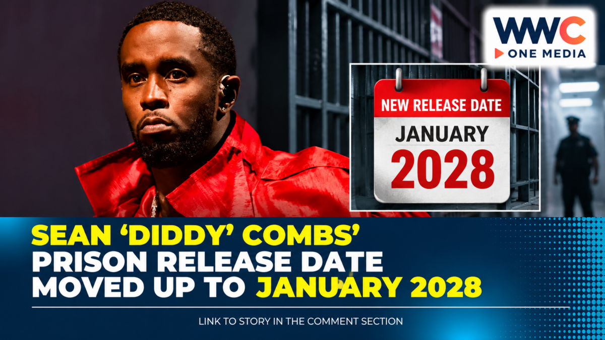 Sean ‘Diddy’ Combs’ Prison Release Date Moved Up to January 2028