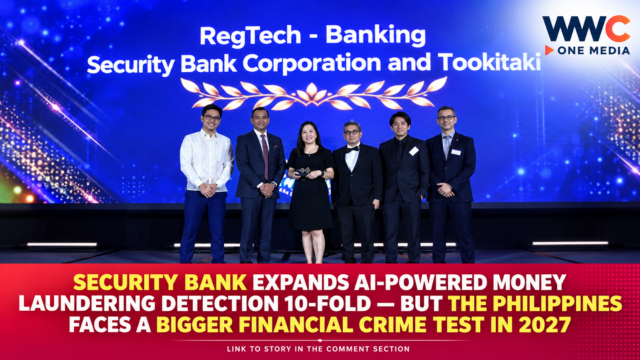 Security Bank Expands AI-Powered Money Laundering Detection 10-Fold — But the Philippines Faces a Bigger Financial Crime Test in 2027