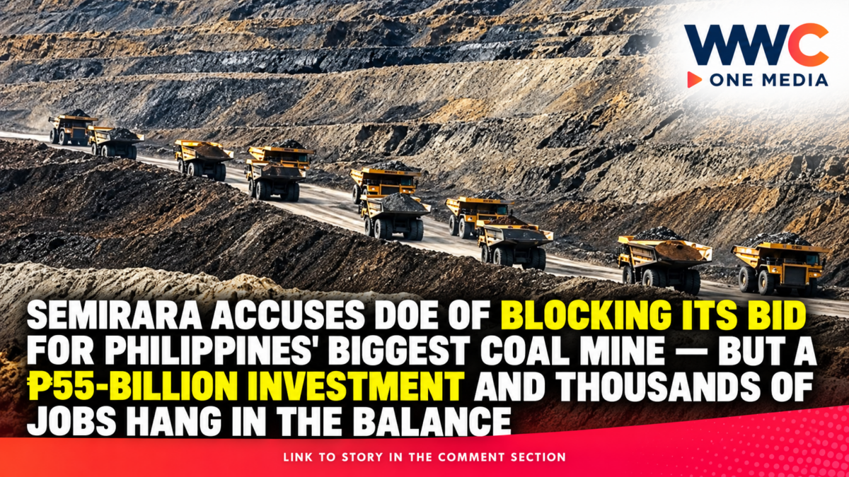 Semirara Accuses DOE of Blocking Its Bid for Philippines’ Biggest Coal Mine — But a ₱55-Billion Investment and Thousands of Jobs Hang in the Balance