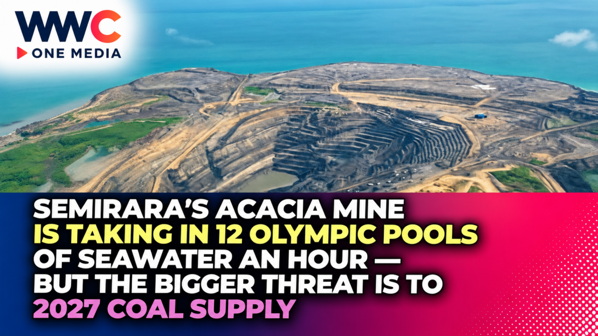 Semirara’s Acacia Mine Is Taking In 12 Olympic Pools of Seawater an Hour — But the Bigger Threat Is to 2027 Coal Supply