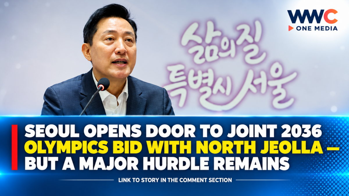 Seoul Opens Door to Joint 2036 Olympics Bid With North Jeolla — But a Major Hurdle Remains