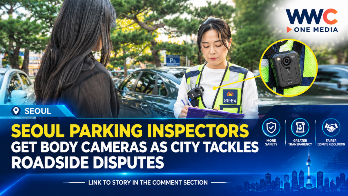 Seoul Parking Inspectors Get Body Cameras as City Tackles Roadside Disputes