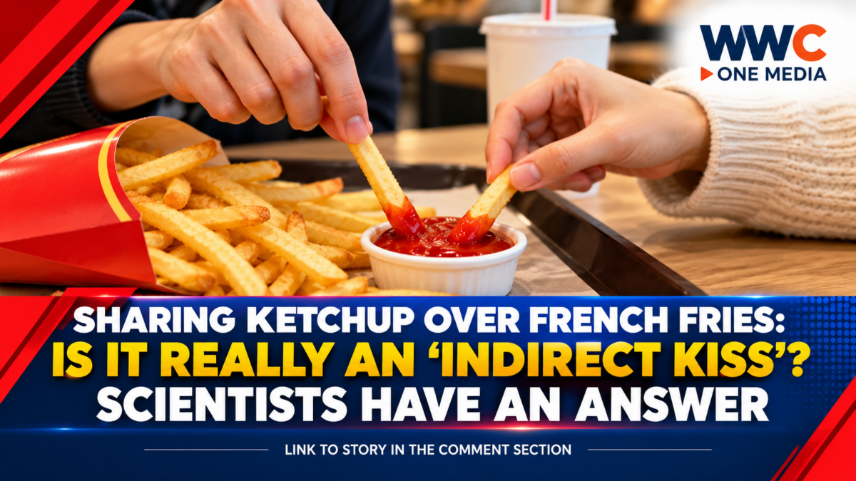Sharing Ketchup Over French Fries: Is It Really an “Indirect Kiss”? Scientists Have an Answer