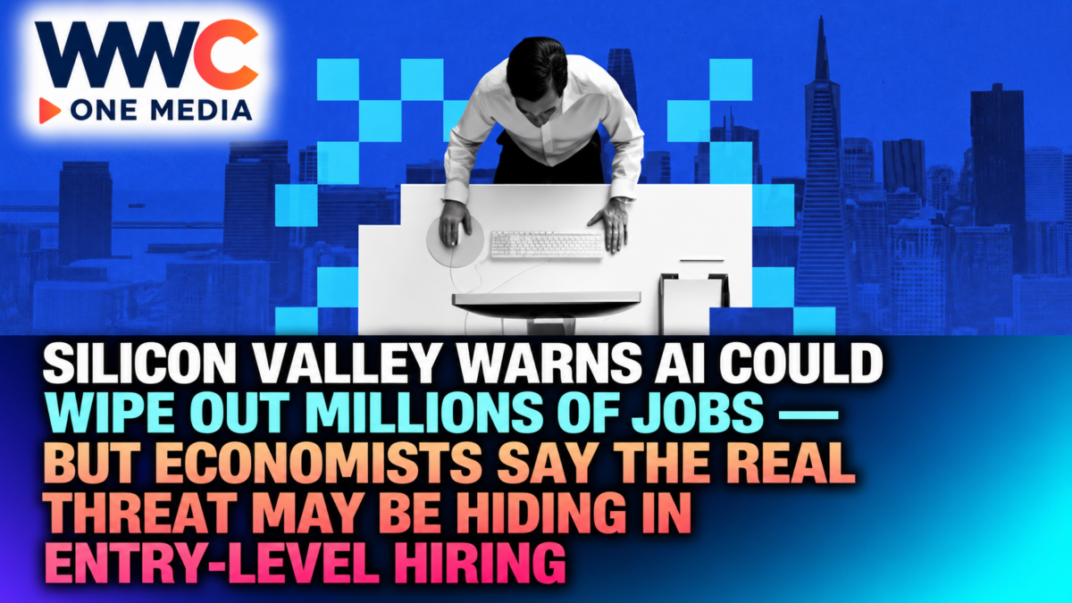 Silicon Valley Warns AI Could Wipe Out Millions of Jobs — But Economists Say the Real Threat May Be Hiding in Entry-Level Hiring