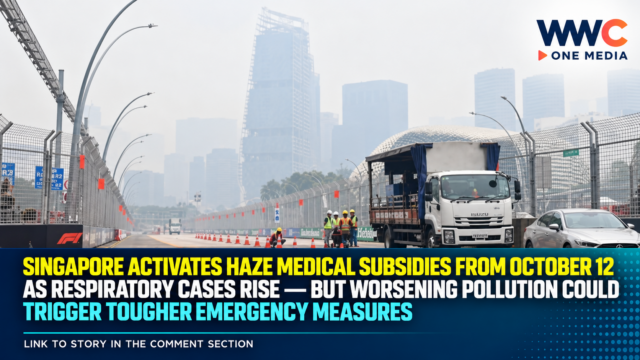 Singapore Activates Haze Medical Subsidies From October 12 as Respiratory Cases Rise — But Worsening Pollution Could Trigger Tougher Emergency Measures